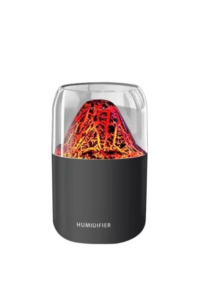 الأزرق جي دبليو مرطب بركاني USB صغير الحجم، أسود - Image 2