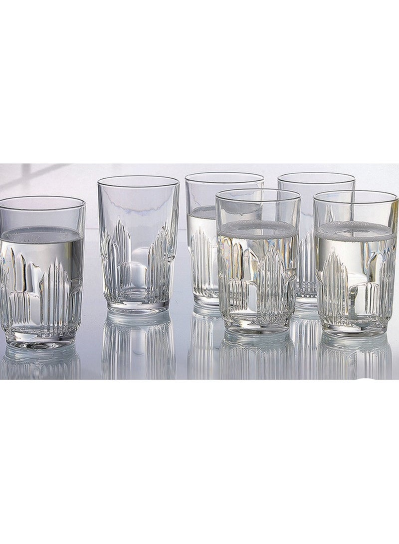 arcopal 6-Piece Glass Tea Cup Set Clear - Image 2