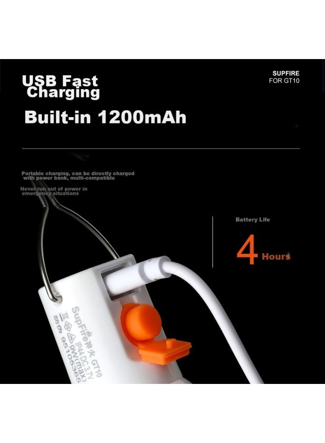 SupFire Supfire Gt10 Rechargeable Led Bulb, Emergency Light, Camping Light, Hanging Light, Outdoor Light, Night Market Stall Light, Illumination Light  - Image 2