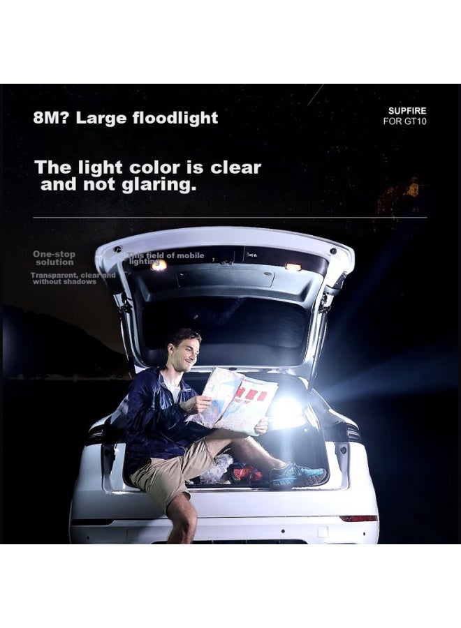 SupFire Supfire Gt10 Rechargeable Led Bulb, Emergency Light, Camping Light, Hanging Light, Outdoor Light, Night Market Stall Light, Illumination Light  - Image 1