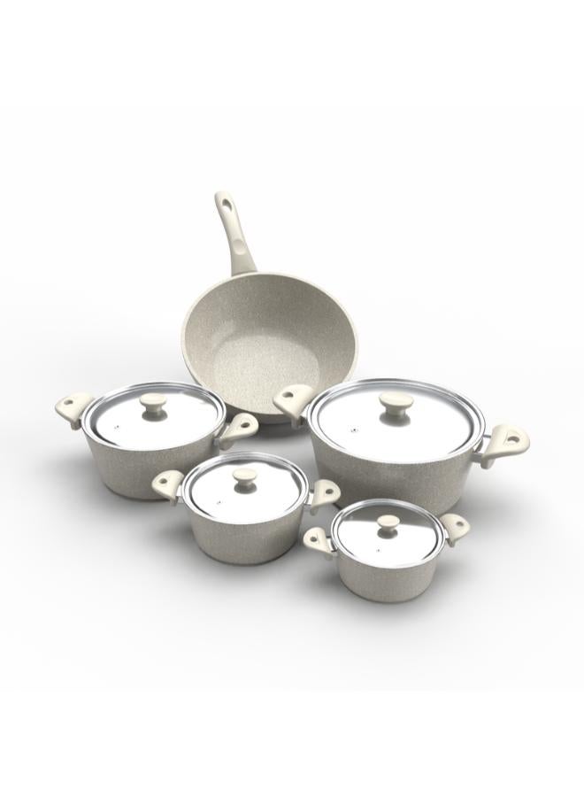 توب شيف مجموعة من 9 قطع أواني طهي من الجرانيت - Image 2