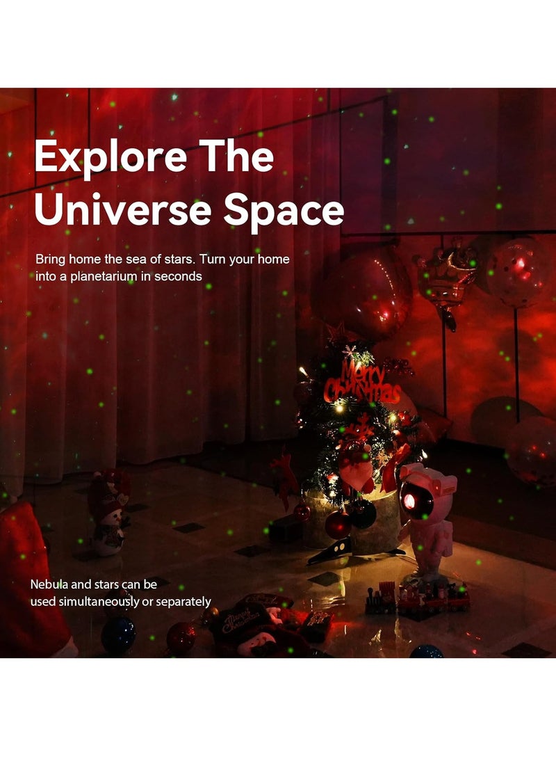 JOGAMS Star Projector Galaxy Night Light Astronaut Space Projector, Starry Nebula Ceiling LED Lamp with Timer and Remote, Kids Room Decor Aesthetic, Gifts for Birthdays - Image 2