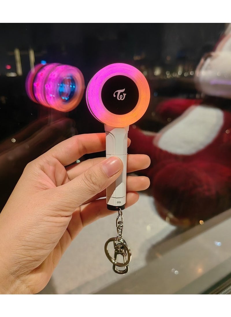 NIBEMINENT Kpop مرتين 3 الجيل Glowstick ضوء سلسلة المفاتيح عصا صغيرة قلادة الخفيفة  - Image 1
