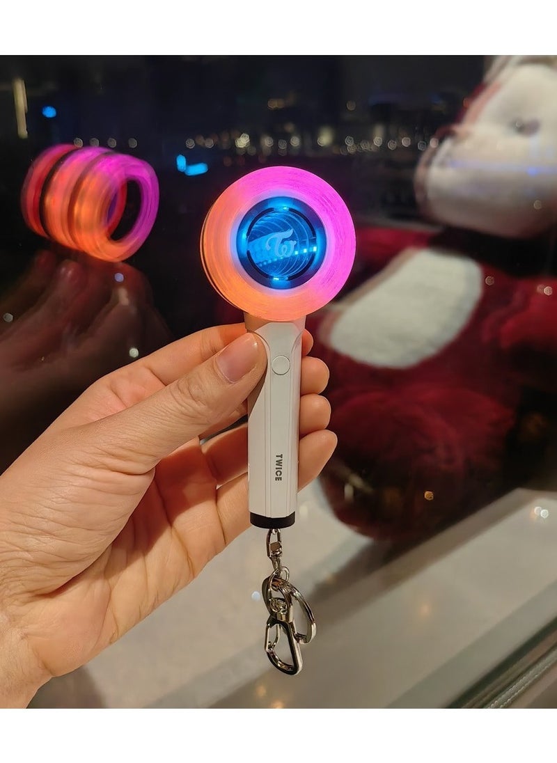 NIBEMINENT Kpop مرتين 3 الجيل Glowstick ضوء سلسلة المفاتيح عصا صغيرة قلادة الخفيفة  - Image 2