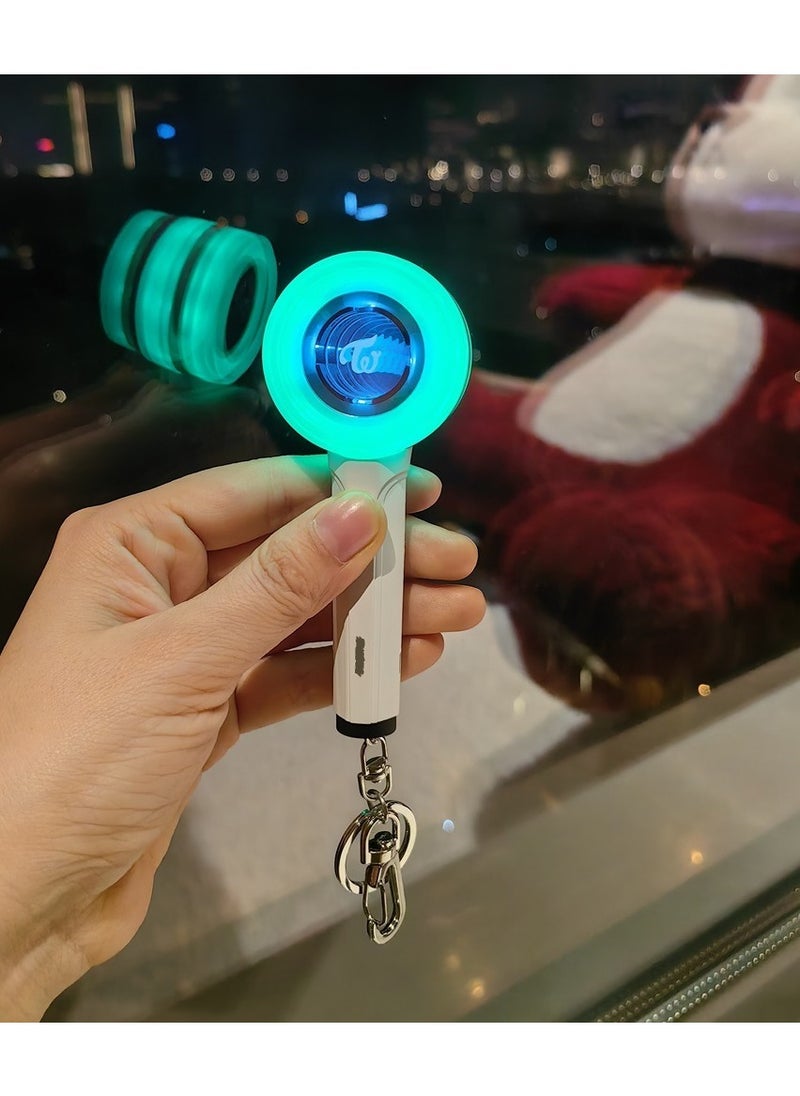 NIBEMINENT Kpop مرتين 3 الجيل Glowstick ضوء سلسلة المفاتيح عصا صغيرة قلادة الخفيفة  - Image 3