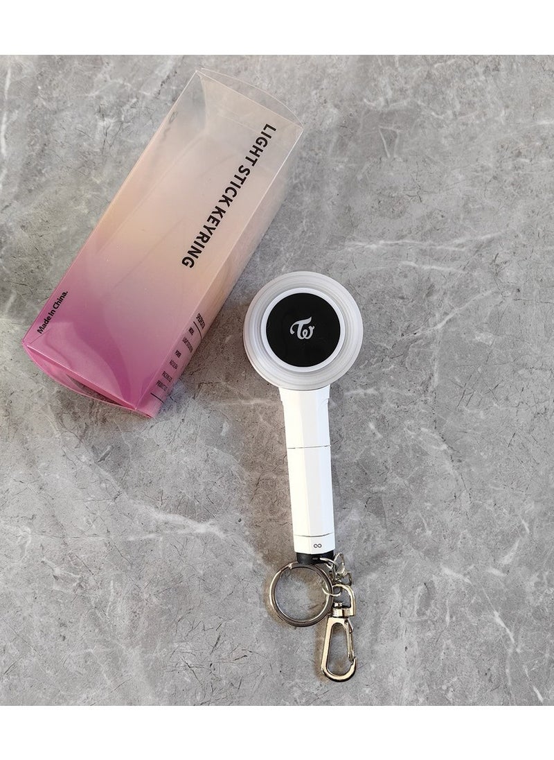 NIBEMINENT Kpop مرتين 3 الجيل Glowstick ضوء سلسلة المفاتيح عصا صغيرة قلادة الخفيفة  - Image 4