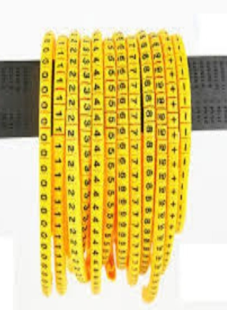 KNP KNP Cable Marker Tube (2.6mm - 4.2mm) -4 is a reliable solution for identifying and organizing cables in a variety of settings.  - Image 2