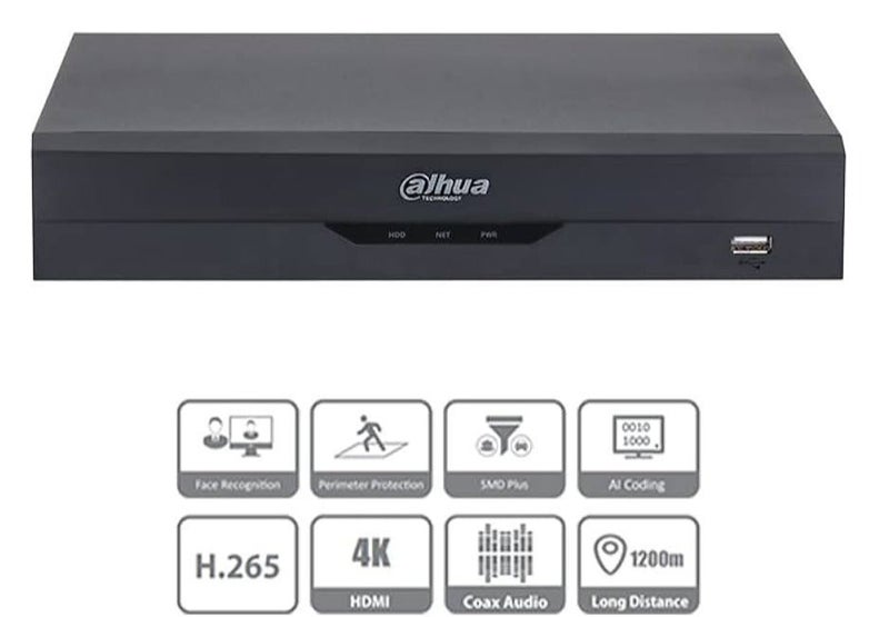 Dahua 5MP CCTV System 4 Cameras with XVR, Full HD Night Vision, Complete Installation Kit with Cable, Power Supply & Connectors - Image 5