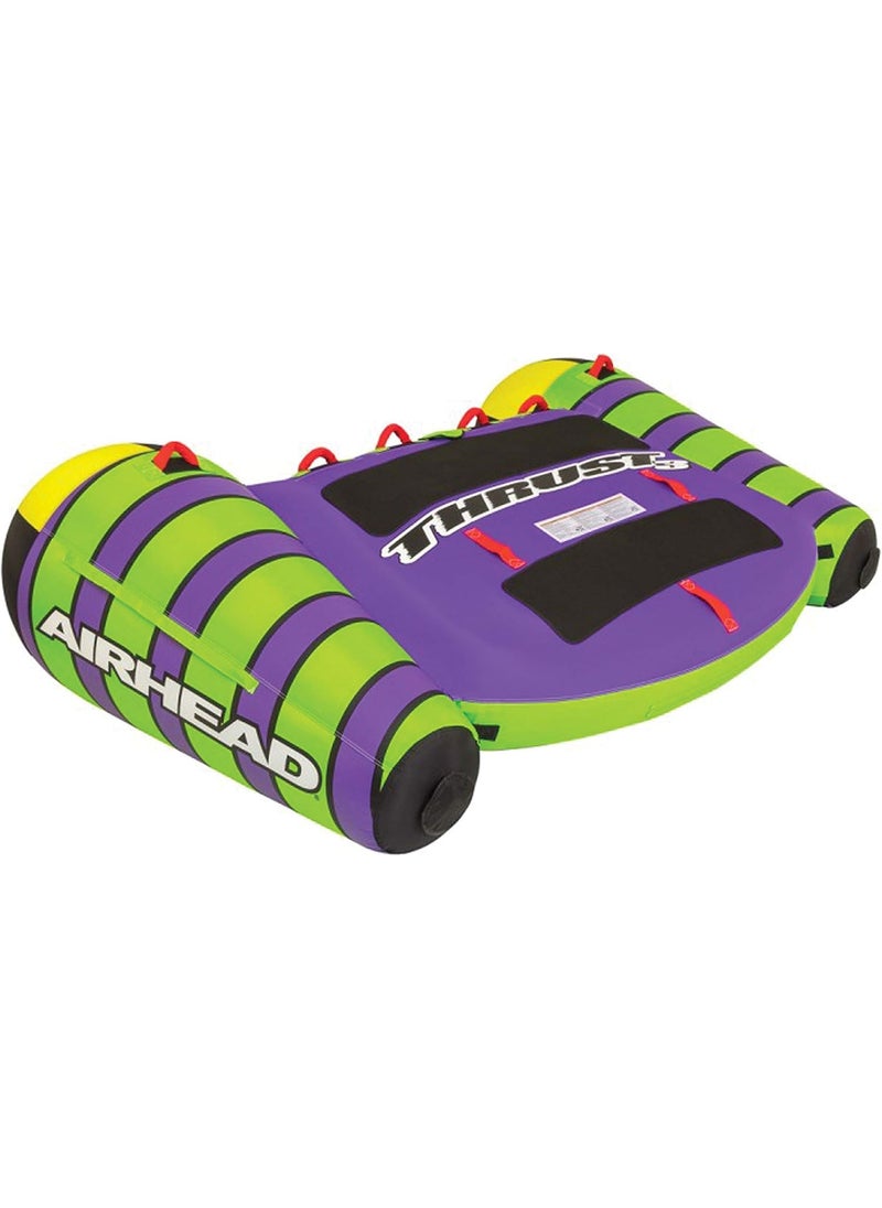 Airhead Airhead Thrust 3 Rider Towable Tube GreenPurple  - Image 1