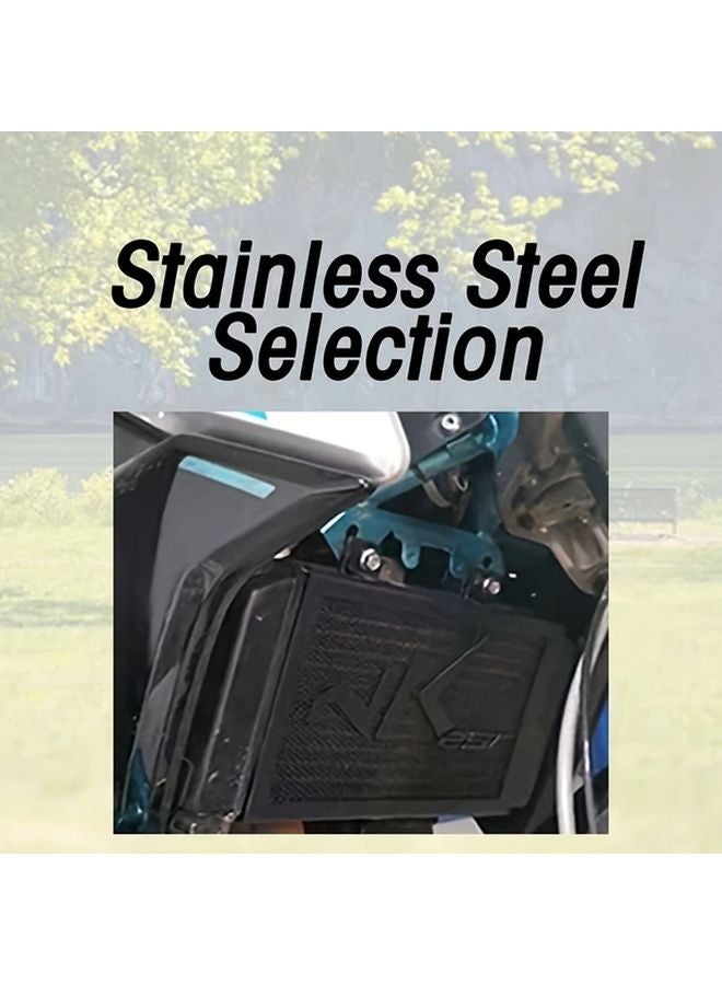 حاجز شبكي أسود لـ CFMOTO 250NK NK300 واقي مشعاع متين درع دراجة نارية - Image 5