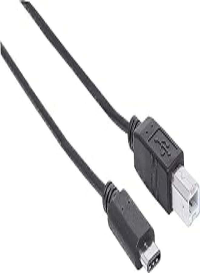 Manhattan Hi-Speed Printer Type-C Male to Type-B Male Cable Printer - 2M(6ft.) - 354950 - Black