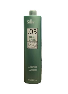 SILKY Silky .03 Hydrating Hair Balm with Green Tea Extract - Daily Herbal Hair Treatment for Instant Hydration & Manageable Hair - Hair Mask Cruelty-Free & Suitable for All Hair Types -1000 ml  - Image 1