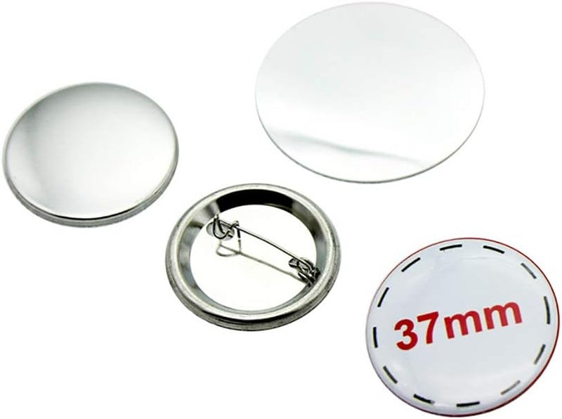 ChiButtons شارة معدنية دائرية 37 مم [نظام متري] - Image 1