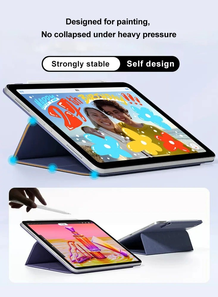 Apple iPad Pro 11-inch(2nd, 3rd, 4th Generation) Case,Detachable Smart Dual Clip Magnetic Holster Case,Supports Pencil Gen 2 Charging Magnetic Accessory Cover,Sleep with auto wake,Black
