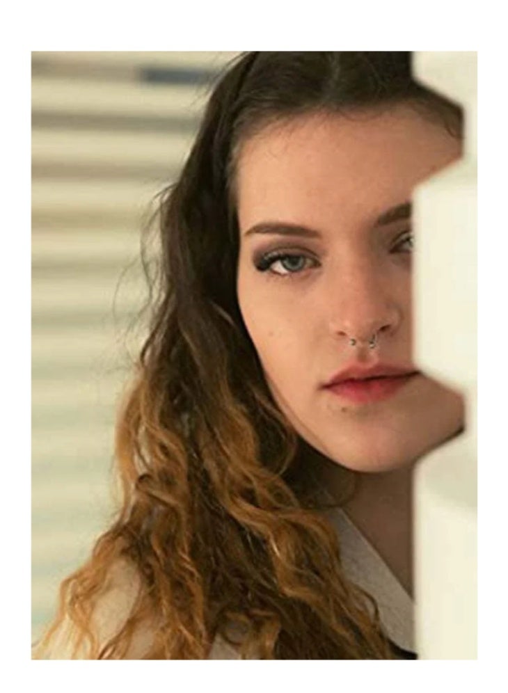 Stainless Steel Horseshoe Captive Bead Nose Ring - Image 2