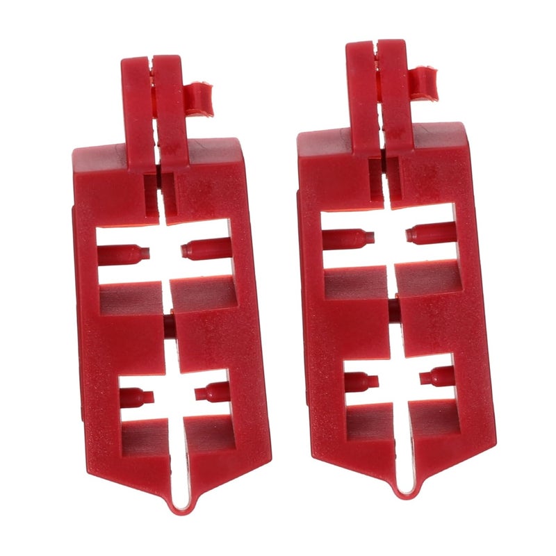 ABOOFAN Mini Circuit Device 2pcs Locking Circuit Breaker Locks Red Easy Installation for Safety and Compliance - Image 1