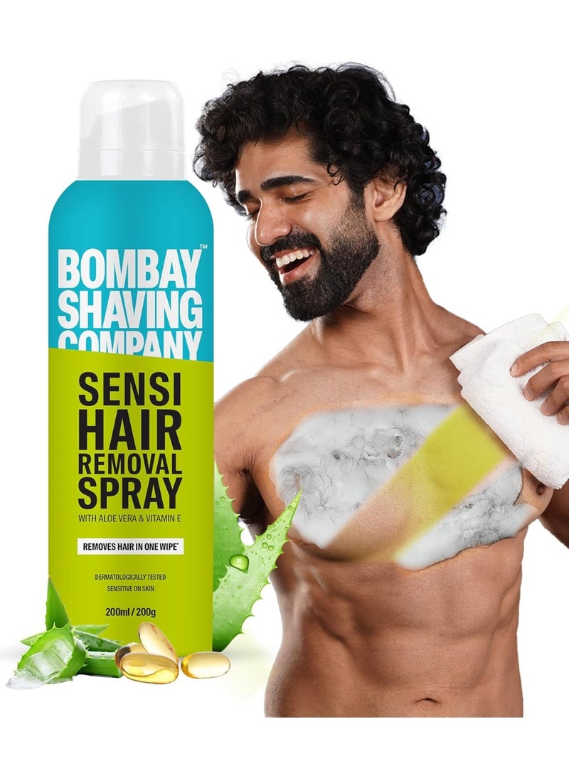 BOMBAY SHAVING COMPANY Sensi Hair Removal Spray 200g - Image 1