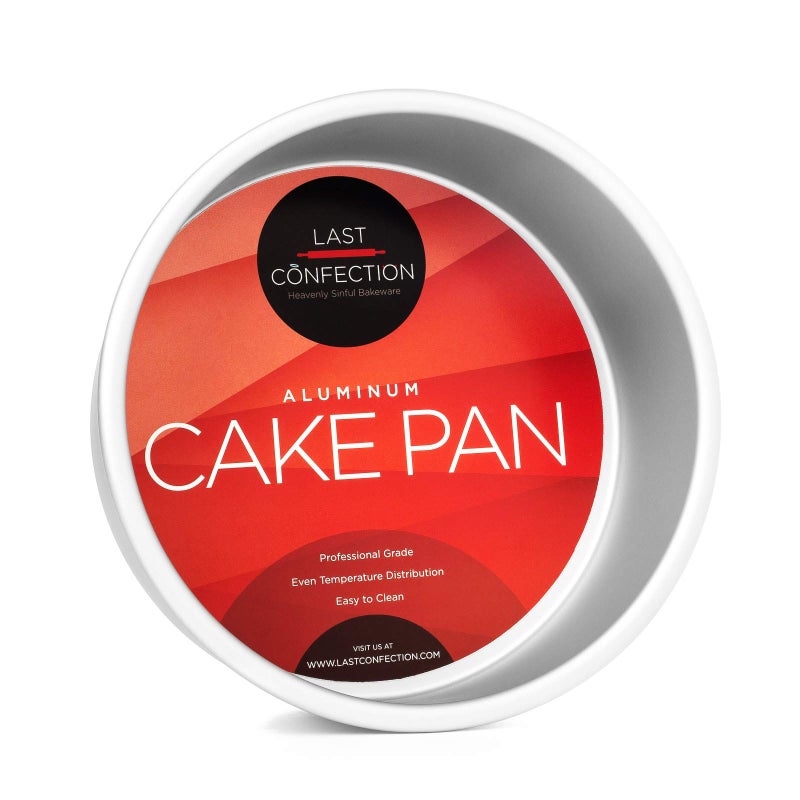 LAST CONFECTION 7 x 3 Aluminum Round Cake Pan  Professional Bakeware
