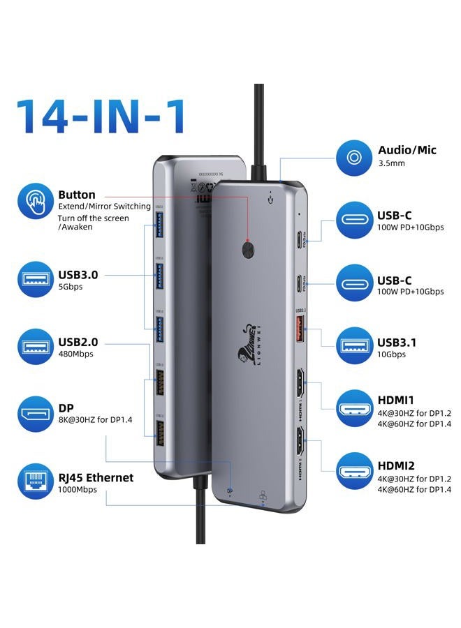 LIONWEI USB c hub 123 - Image 2