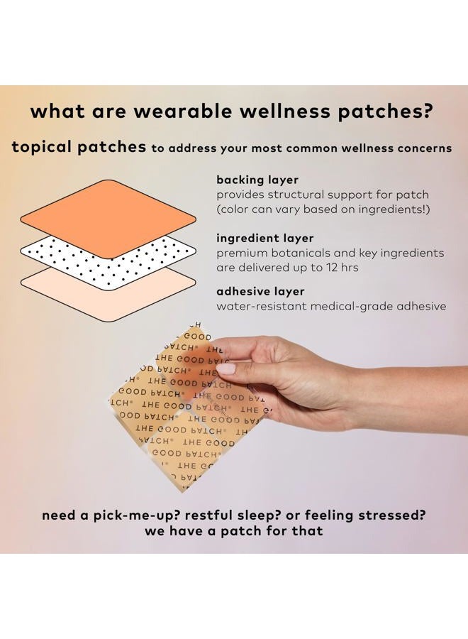 general Plant Powered Sleep Support - Sustained Release Dream Patch with Melatonin, Hops, Valerian Root - 2 Pack (8 Sleep Patches) - Image 5