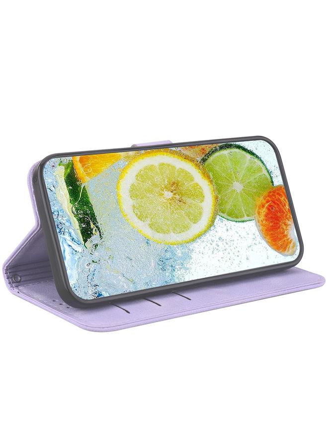 erorex Case For Samsung Galaxy A25 5G Double 8-shaped Embossed Leather Phone Case - Image 5