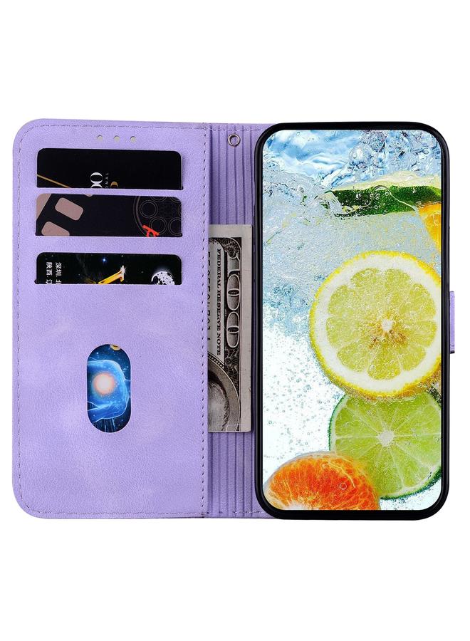 erorex Case For Samsung Galaxy A25 5G Double 8-shaped Embossed Leather Phone Case - Image 4