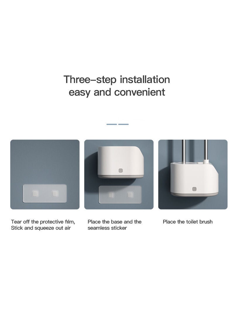 Household Cleaning Wall-mounted Bathroom Dual-use Toilet Brush