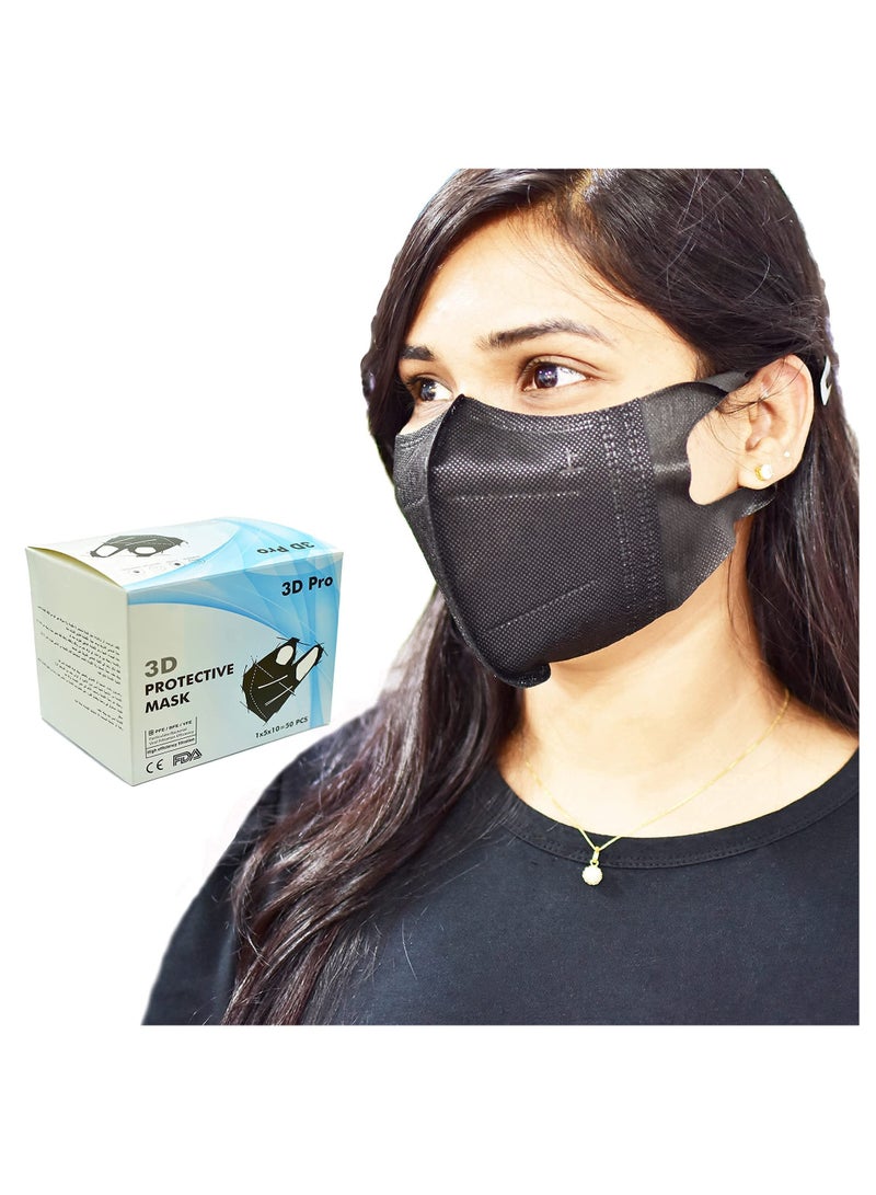 3D Pro Protective Face Mask Pack Of 50 - Image 4