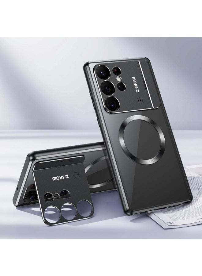 REOCLE Samsung S22 Ultra Case Magnetic Case with Protection & Yellowing Resistant Compatible with MagSafe Metal Frame Shockproof Ultra Slim Cover - Image 1