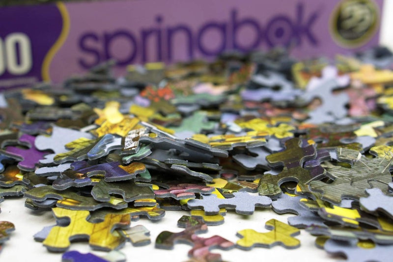 Springbok Puzzle to Remember - Alzheimer & Dementia Activity - 36 Piece Jigsaw Puzzle Colorful Caps - Made in USA - Image 5