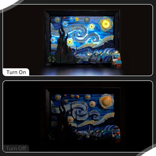 Nitemode Lighting Compatible with Lego Starry Night 21333 Building Set Upgraded Remote Control MultiLight Effect Sequence Design Lighting AccessoriesJUST Lights - Image 4