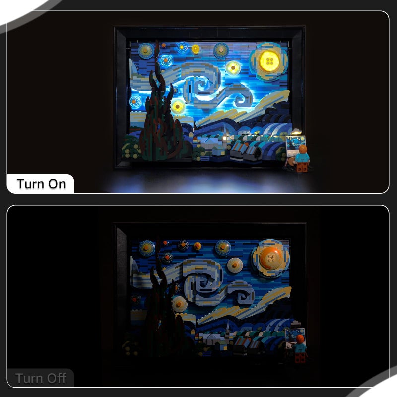Nitemode Lighting Compatible with Lego Starry Night 21333 Building Set Upgraded Remote Control MultiLight Effect Sequence Design Lighting AccessoriesJUST Lights - Image 5