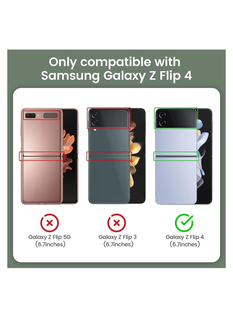 ELTRAZONE Samsung Galaxy Z Flip 4 Case, Galaxy Z Flip 4 Clear Case [Anti-Yellow] Slim Thin Premium TPU Crystal Shockproof Protective Cover Case for Samsung Galaxy Z Flip 4 5G 2022 - Full Clear - Image 2