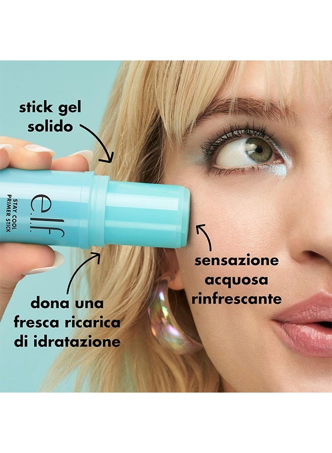 elf Stay Cool Primer Stick 17g, Moisturising Gel Primer, Prepares Skin for Make-Up, Enriched with Aloe Water - Image 2