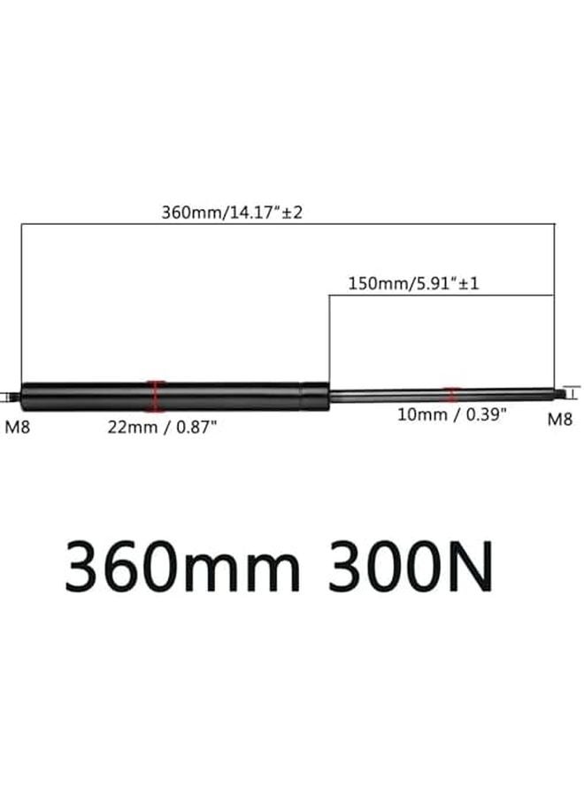 Gas Strut Spring 360mm 300N Car Hood Support Lift For RV Bus Caravans - Image 3