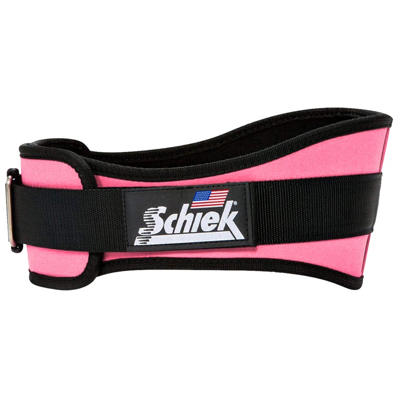 Schiek Sports 2006 Nylon 6 Inches Weight Lifting Belt Support Belt for Power Lifting Long Lasting Pink