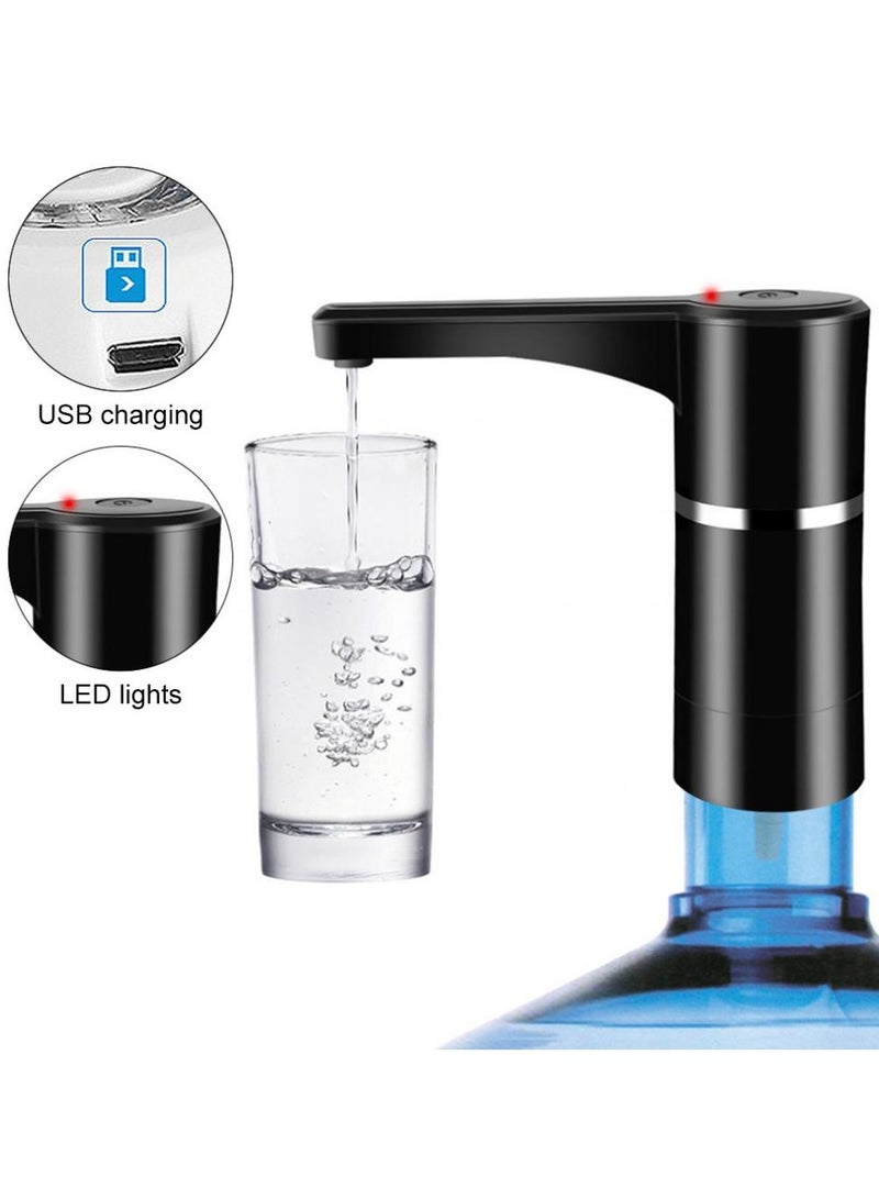 JIHAM USB Rechargeable Water Dispenser Pump, 5 Gallons, Touch Button Control - Image 2