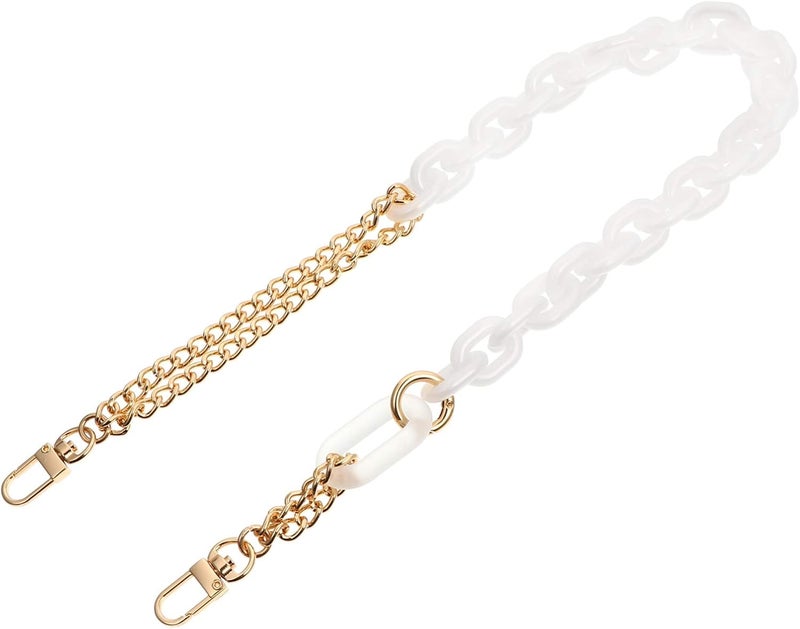 cheekyglo Resin Purse Chain Strap Acrylic Plastic Metal Handbag Handle Replacement Shoulder Strap Bag Decoration35X1.4X0.4CM - Image 2