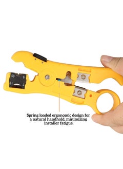 Generic GILHOT Universal Wire Stripper for Flat or Round  Coaxial Cable Stripper and Cutter Compatible with RG59 RG6 RG7 RG11 CAT6 CAT5 CAT3  - Image 4