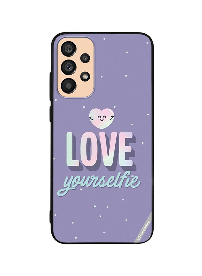 VR CREATIVE Protective Case Cover For Samsung Galaxy A72 Love Your selfie Design Multicolour - Image 1