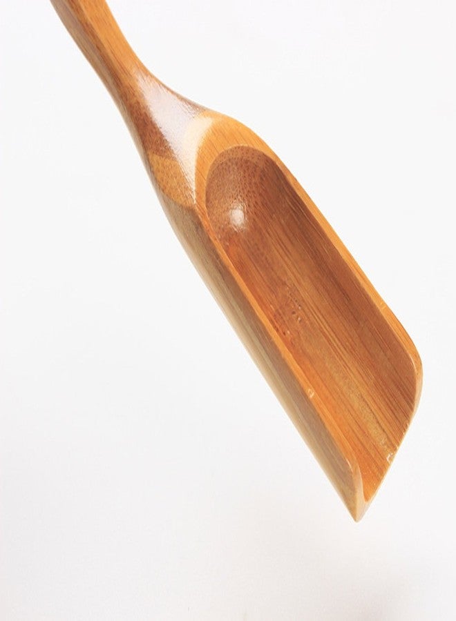 Cucumis Tea Spoons Natural Bamboo Tea Spoon for Loose Tea ，Cucumis 6Pcs Kung Fu Tea Spade Natural Bamboo Wood Spoons for Scooping Coffee Powder,Tea，Salt，Yeast, Superfood Powders，Cacao - Image 4