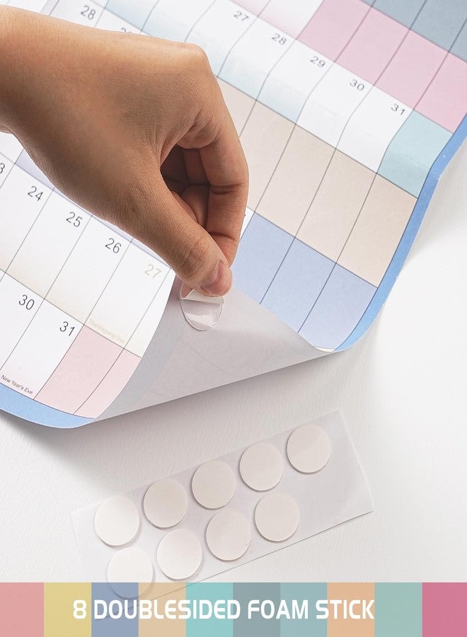 MaaIbok 2026 Yearly Wall Calendar - 2026 Calendar, 2026 Wall Calendar 12 Month, Jan 2026 - Dec 2026, 23.1" x 34.6" (Open), Yearly Wall Calendars 2026, Julian Dates, Thick Paper, Double-Sided Round Stickers - Image 5