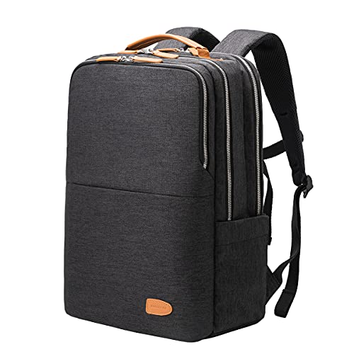 NOBLEMAN Men's and Womens Backpack, Laptop Backpack, Waterproof School Backpack, 15.6 Inch Laptop Backpack, Daypack, USB (Black plus) - Image 1