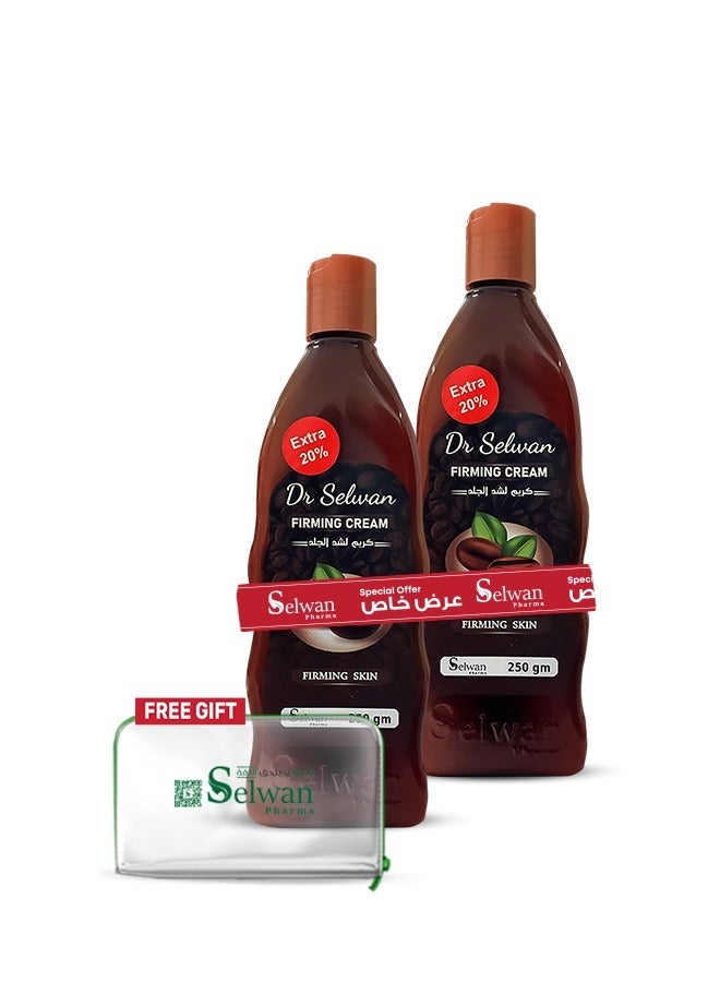 DR SELWAN Firming & Slimming Coffee Cream – 250g x2 – Special Offer - Image 1