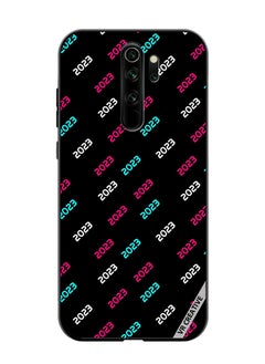 VR CREATIVE Protective Case Cover For Xiaomi Redmi Note 8 Pro Creative Concept Of 2023 Happy New Year Design Multicolour  - Image 1
