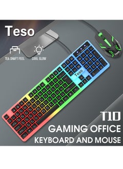 Teso Black gaming keyboard TESO-T10  - Image 1