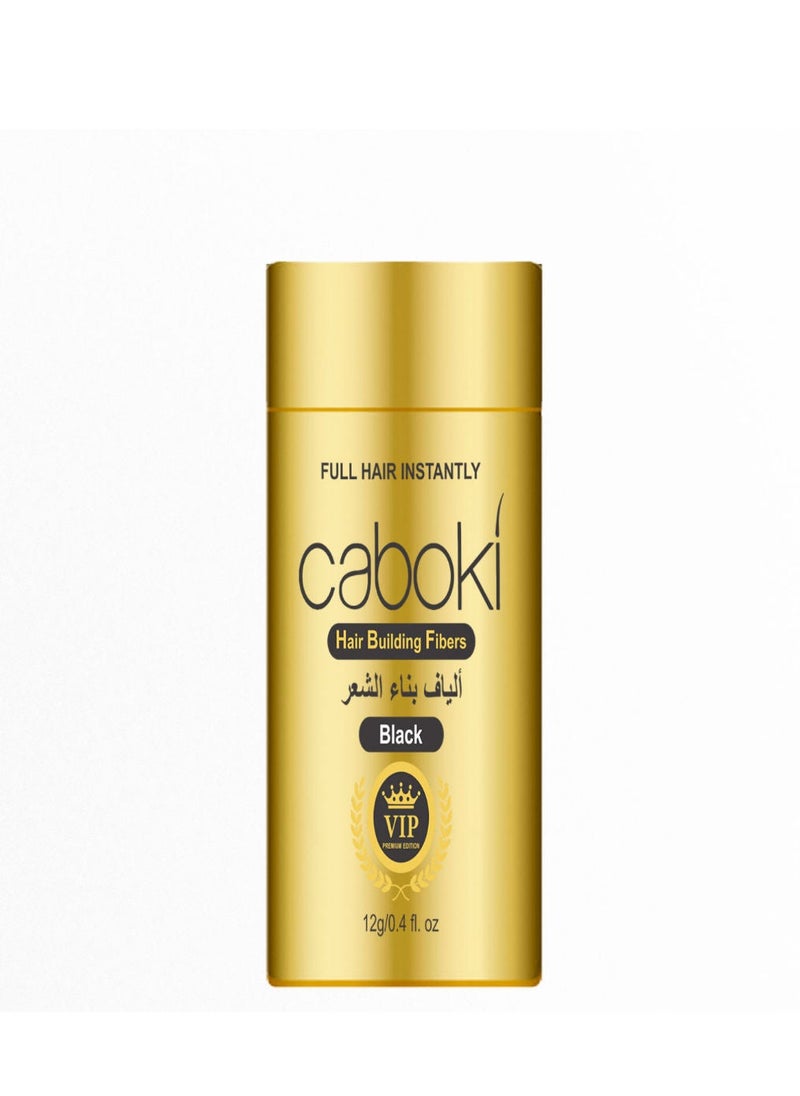 Caboki Hair Building Fiber Instant Hair Loss Concealer Black 12g  - Image 1