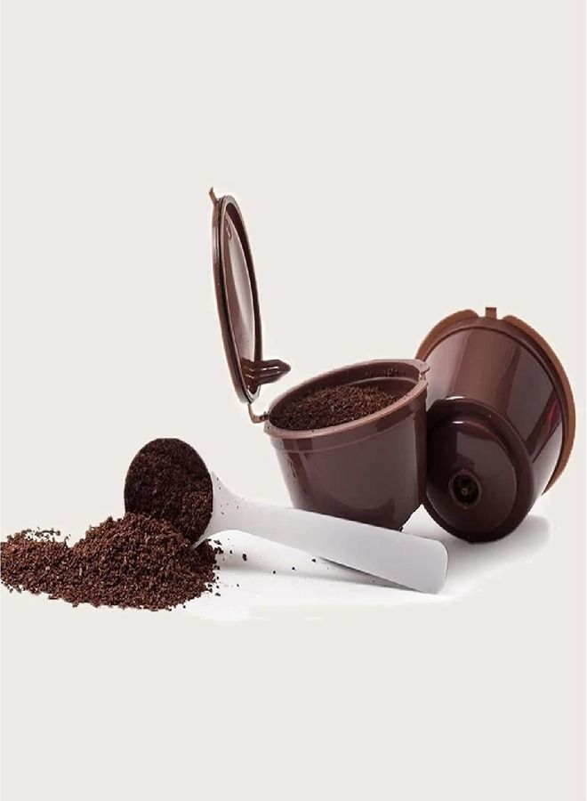 THE PACK 2 pieces Espresso Coffee reusable Filters - for Dolce Gusto Refillable Plastic Coffee Capsules Compatible with Espresso capsules machines - Image 1