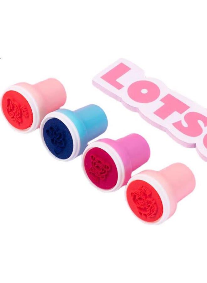 Disney Children'S Cartoon Stamps, Kindergarten Toys, Cute Stamps For Encouragement, Teaching Reward Stamps, 10 Pieces, Strawberry Bear A60063-T1X - Image 3