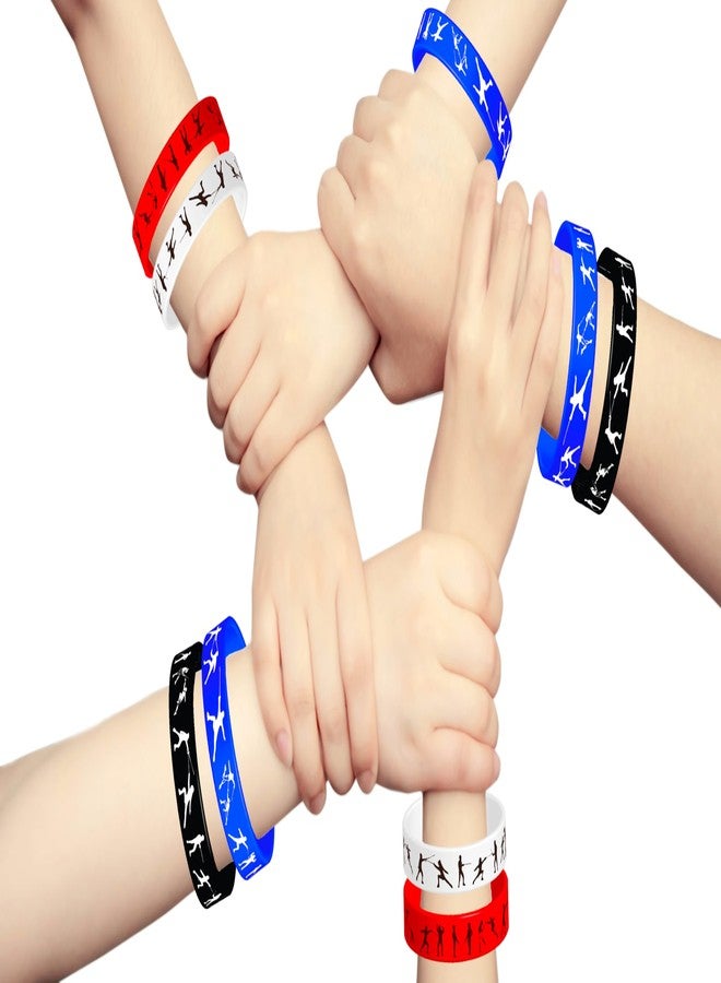 كوبا بلاي مجموعة أساور مطاطية للمبارزة من CupaPlay، 24 قطعة، مناسبة لمحبي رياضة المبارزة، ولحفلات ذات طابع رياضي، ولتزيين حفلات أعياد الميلاد، وأساور معصم سيليكون. - Image 4